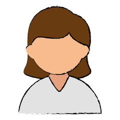 nurse beautiful avatar character vector illustration design