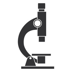 microscope laboratory isolated icon vector illustration design