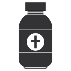 bottle medical isolated icon vector illustration design