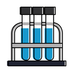 tube test isolated icon vector illustration design