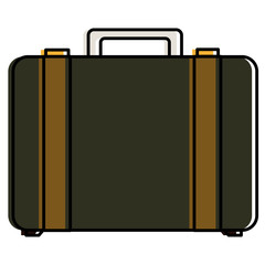 travel suitcase isolated icon vector illustration design