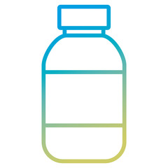 bottle medical isolated icon vector illustration design