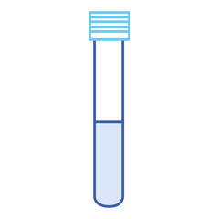 tube test isolated icon vector illustration design