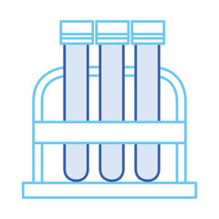tube test isolated icon vector illustration design