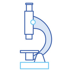 microscope laboratory isolated icon vector illustration design