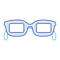 eye glasses isolated icon vector illustration design