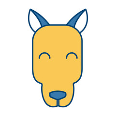 Deer animal cartoon icon vector illustration graphic design