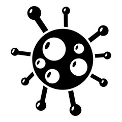 Obraz premium Chlamydia virus icon , simple style