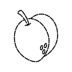 Guava delicious fruit icon vector illustration graphic design