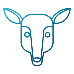 Deer animal cartoon icon vector illustration graphic design