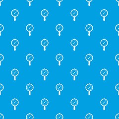 Manometer or pressure gauge pattern seamless blue