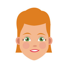 Fototapeta premium Young woman cartoon icon vector illustration graphic design