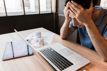 man having worries.