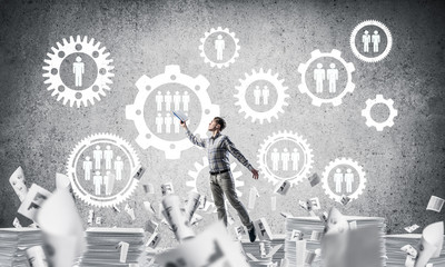 Study hard to become successful businessman.