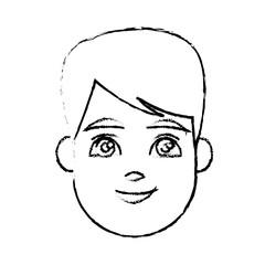 Young man cartoon icon vector illustration graphic design