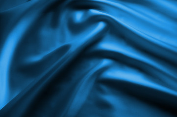 青の布