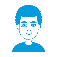 Young man cartoon icon vector illustration graphic design