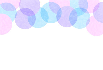 和紙　水玉　年賀状　背景