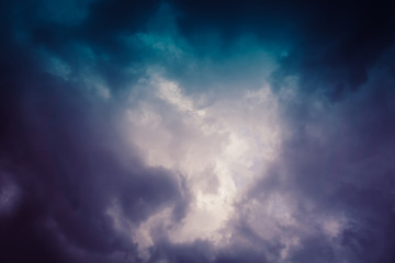 Obraz na płótnie Canvas Sky and Clouds Retro