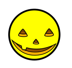 Happy Halloween Pumpkin Character