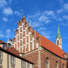 Fototapeta premium Riga - Lettonie / Église Saint-Jean de Riga (Svētā Jāņa baznīca)