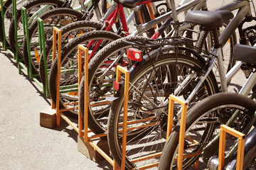 Bicycle parking place