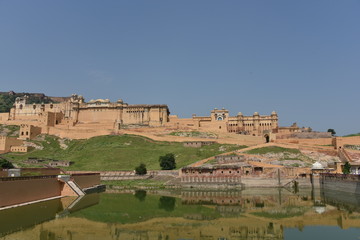 Fototapeta na wymiar Amer Fort, Amer, Jaipur, Rajasthan