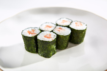 Exquisite Asian menu in the restaurant