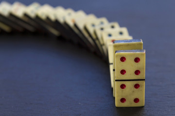Old dominoes