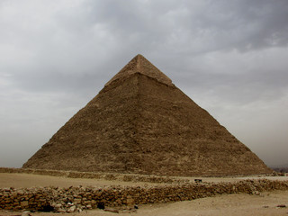 Fototapeta na wymiar Pirámide de Keops (Egipto)