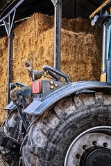 farm equipment including haystack