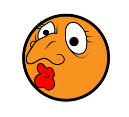 Scared Funny Woman Face Expression