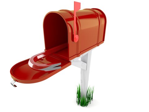 Open mailbox with crowbar