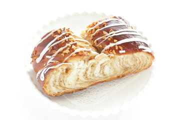 Icing sweet bread for breakfast image