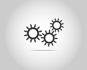 Gears with people as teeth symbolizing teamwork