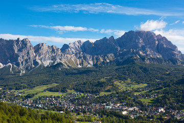 Fototapeta na wymiar Cortina D'Ampezzo, Dolomite