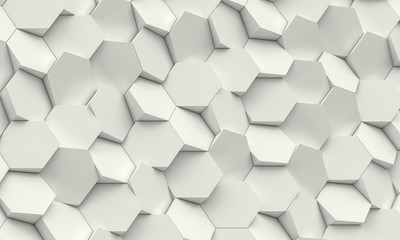 hexagon geometric background - obrazy, fototapety, plakaty