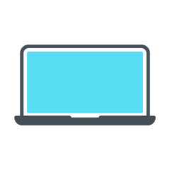 Laptop icon. Vector illustration