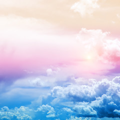 Obrazy na Szkle  Kolory nieba chmury powietrza