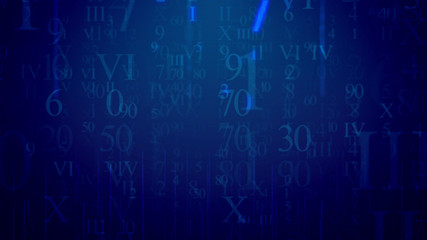 Mails in Latin and Arabic numbers in cyberspace