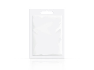 A sachet  for your design and logo. It's easy to change colors. Vector Template