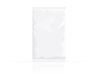 A sachet  for your design and logo. It's easy to change colors. Vector Template