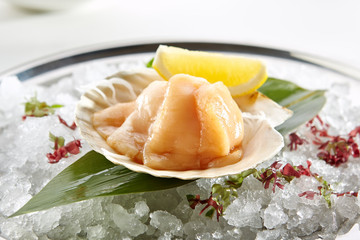 Exquisite Asian menu in the restaurant