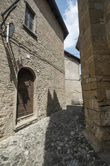 Naklejka premium Castell'Arquato (Piacenza, Italy), historic city