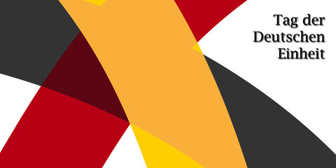 Tag der Deutschen Einheit - Banner (Textfeld)