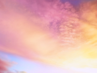 Fototapeta na wymiar Sky, pink cloud