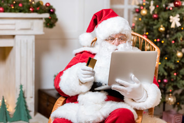 santa claus shopping online