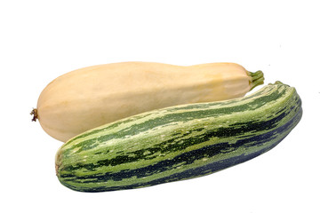 white and green vegetable marrow