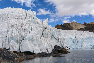 Pastoruri glacier in Huascaran National Park, Peru