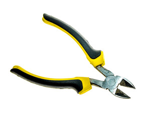 Side cutter on white background